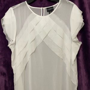 Liz Claiborne, sheer blouse. Versatile!